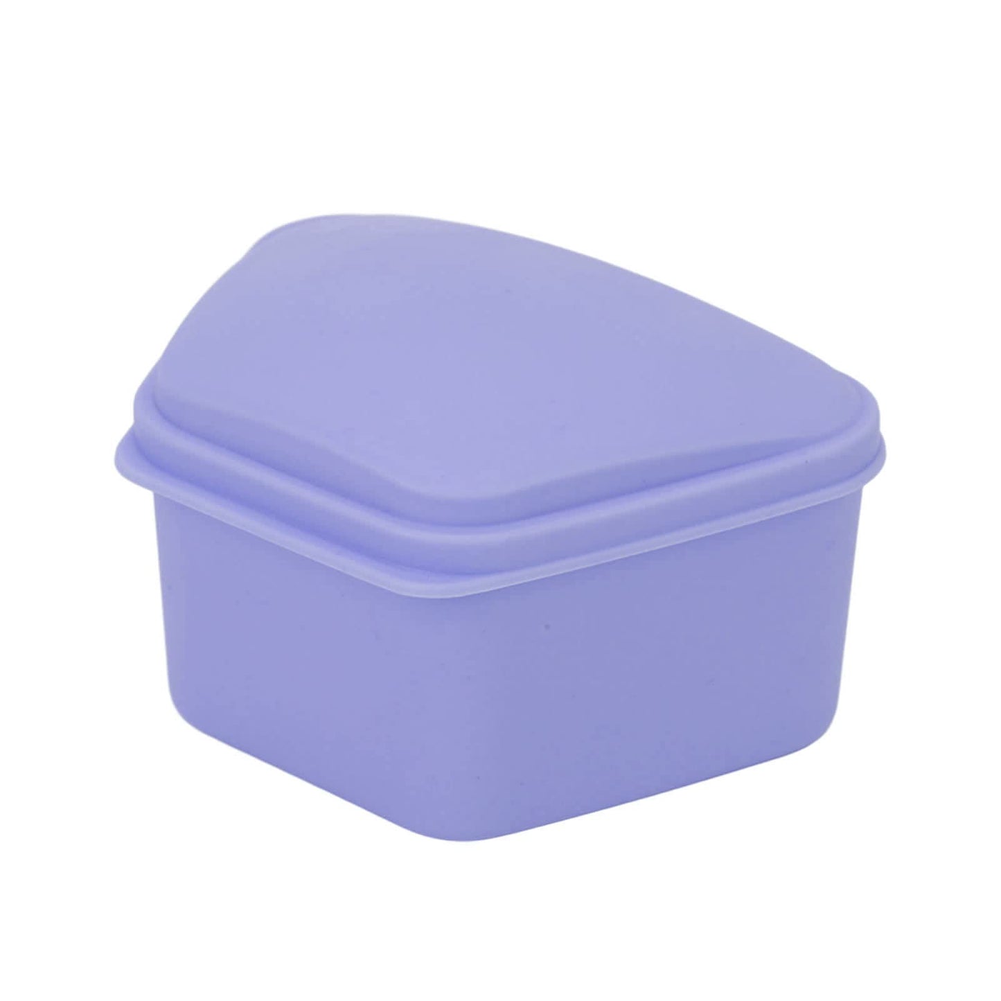 ANGGREK Retainer Case | Trapezoid Travel Denture Storage Box for Home & Office