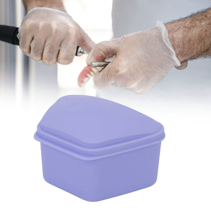 ANGGREK Retainer Case | Trapezoid Travel Denture Storage Box for Home & Office