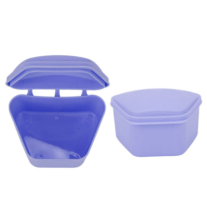 ANGGREK Retainer Case | Trapezoid Travel Denture Storage Box for Home & Office