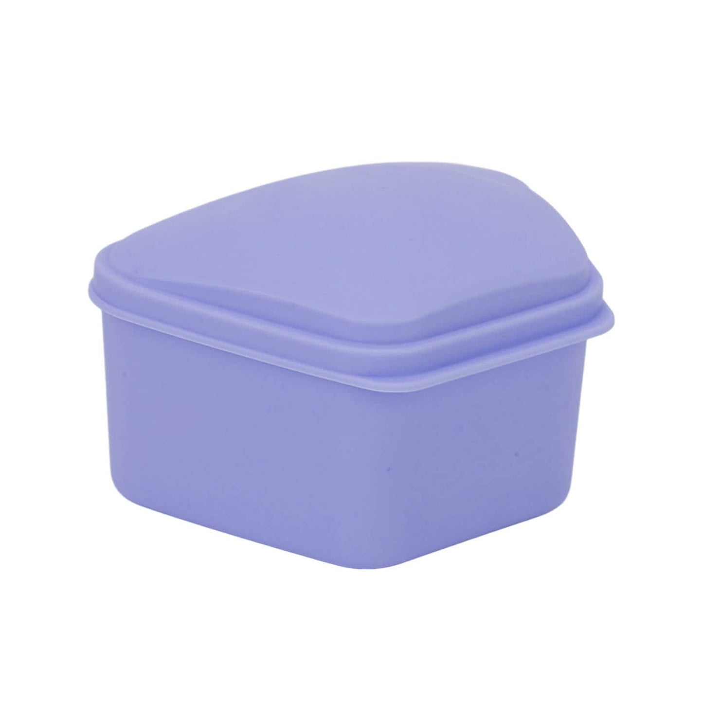 ANGGREK Retainer Case | Trapezoid Travel Denture Storage Box for Home & Office