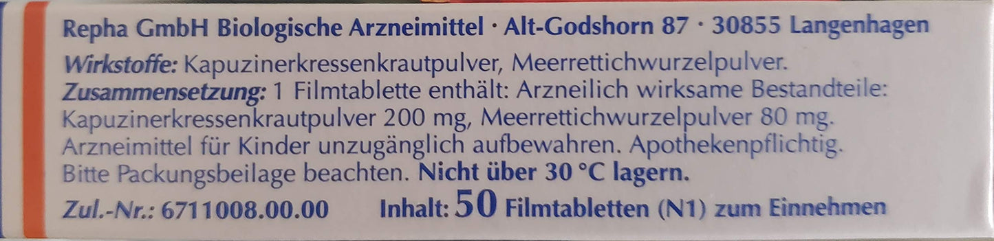 Angocin Anti-Infek N - 50 Tablets Made in Germany | Herbal Supplement