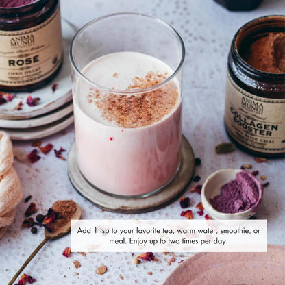 Anima Mundi Apothecary Vegan Collagen Booster Powder – Dirty Rose Chai