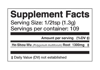 Anima Mundi Apothecary Healthy Hair Vitamins – He Shou Wu & Fo Ti Root (5oz)