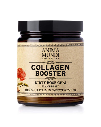 Anima Mundi Apothecary Vegan Collagen Booster Powder – Dirty Rose Chai