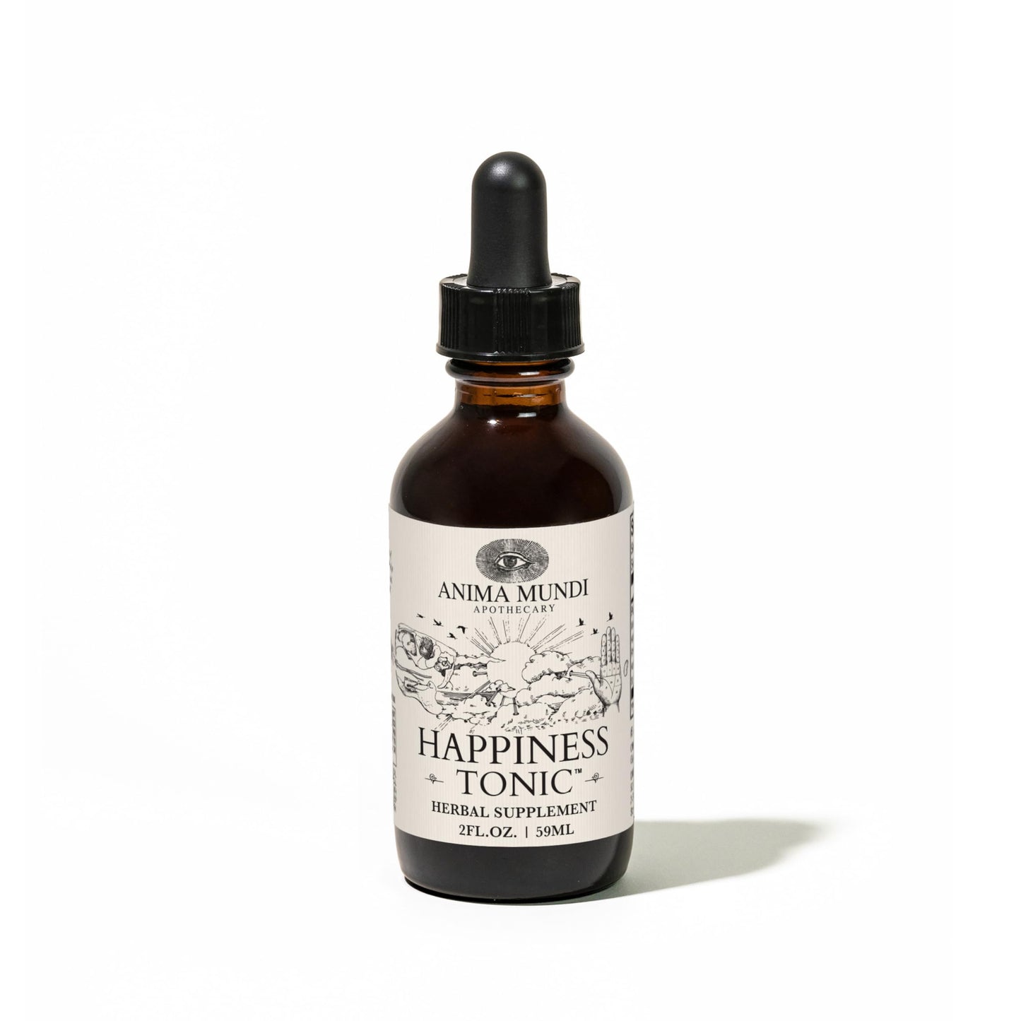 Anima Mundi Ashwagandha Drops – Adaptogenic Mood Support with Rhodiola & St. John’s Wort (2oz / 59ml)