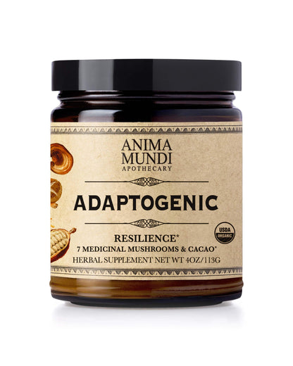 Anima Mundi Apothecary Organic Mushroom Supplement - Adaptogenic Mushrooms + Cacao (4oz / 113g)