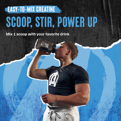 Animal Creatine Monohydrate Powder – 300g Unflavored Micronized Creatine