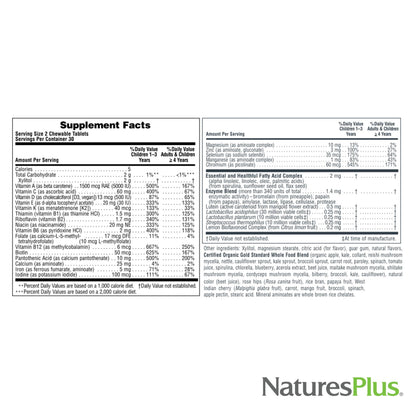 Animal Parade Gold Kids Multivitamin - Cherry Chewables, 60 Tablets (30 Servings)