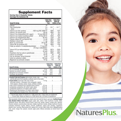 Animal Parade Source of Life Gold Kids Multivitamin – Orange Flavor – Gluten-Free – 60 Servings