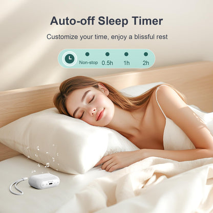 ANJANK Mini Travel White Noise Machine — Portable Sleep Sound Machine with 20 Sounds