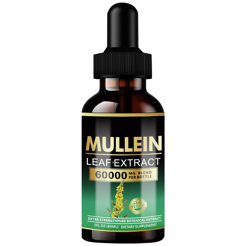 ANKUY Mullein Drops for Lungs – Lung Detox & Respiratory Support (2 Fl Oz)