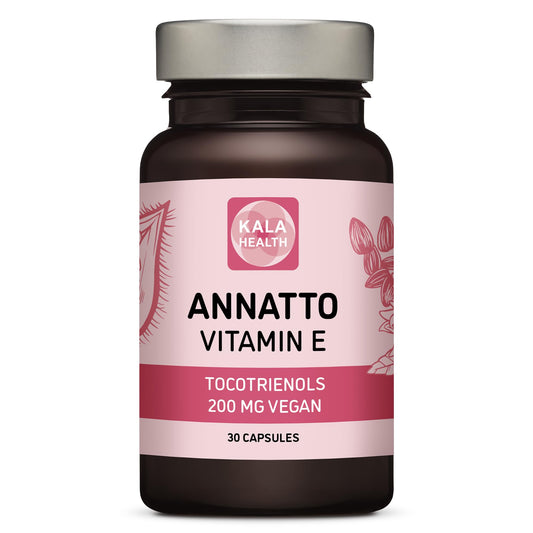 Annatto Tocotrienols Vegan Vitamin E - Tocopherol Free, 200mg, Non-GMO Antioxidant (30) BritishVita | Premium UK Vitamins & Wellness Supplements