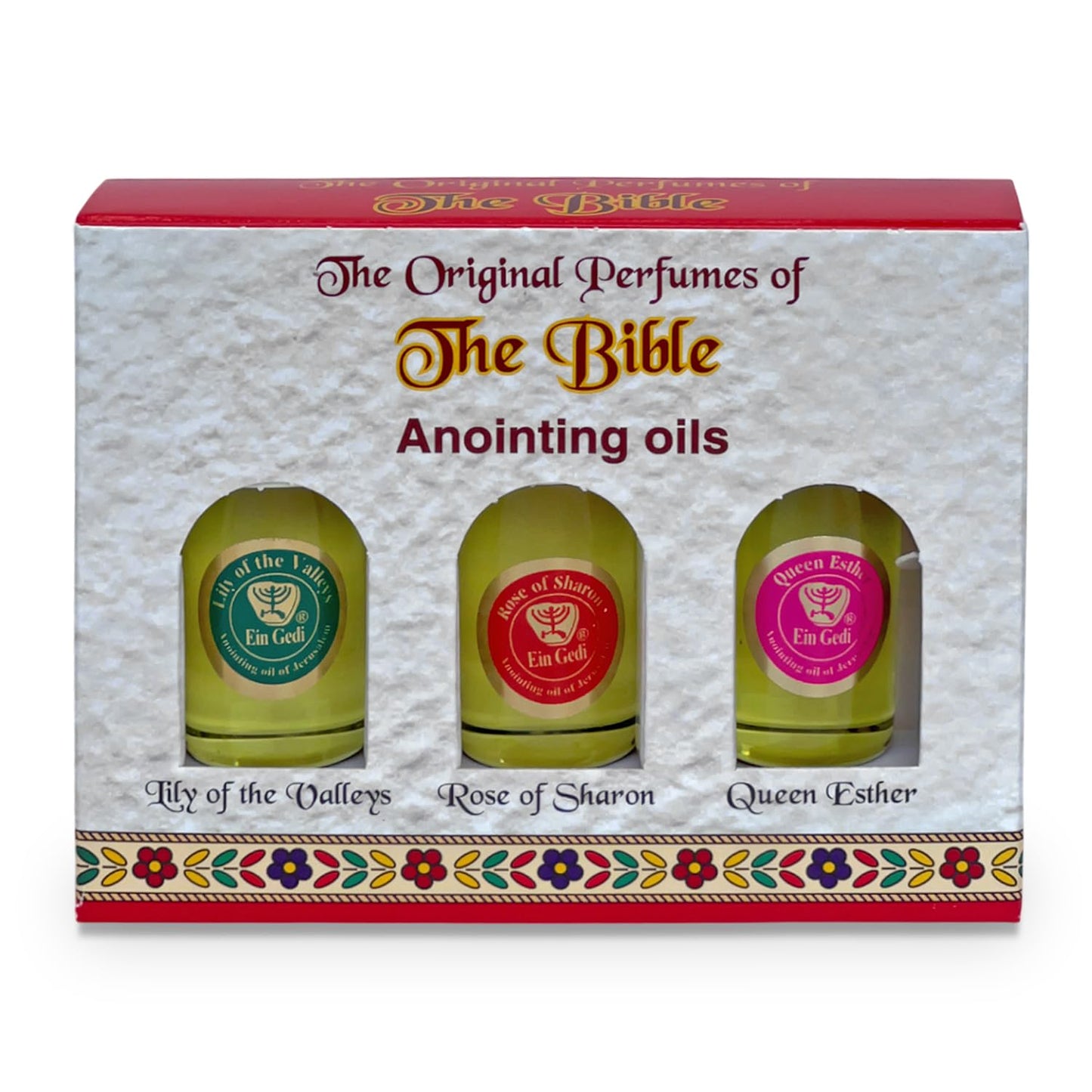 Anointing Oil for Prayer – 3 Bottles (10ml) – Original Bible Perfumes by Ein Gedi