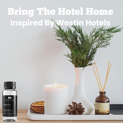Antal Hayat Dream On Diffuser Oil 120ml | Hotel Collection – White Tea, Vanilla & Cedarwood