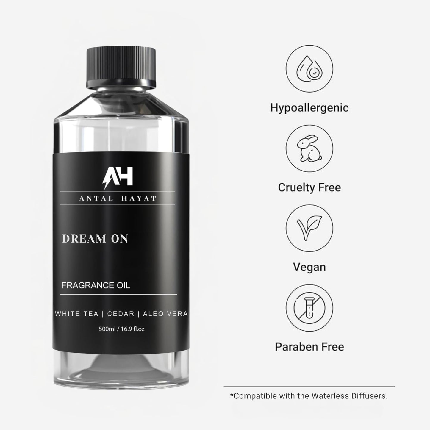 Antal Hayat Dream On 500mL Essential Oil Blend | Luxury Aromatherapy