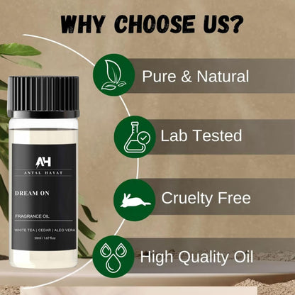 Antal Hayat Dream On 50mL Essential Oil – Westin Hotel Inspired Home Luxury Diffuser Oil