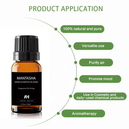 ANTAL HAYAT Mantasha 10ml Sauvage Diffuser Oil – Bergamot, Pepper & Geranium