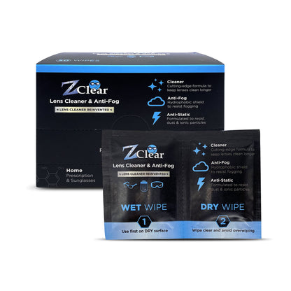 Anti-Fog Disposable Lens Wipe | Easy Eyewear Cleaner & Anti-Static