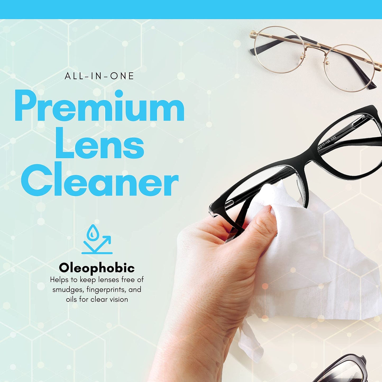 Anti-Fog Disposable Lens Wipe | Easy Eyewear Cleaner & Anti-Static