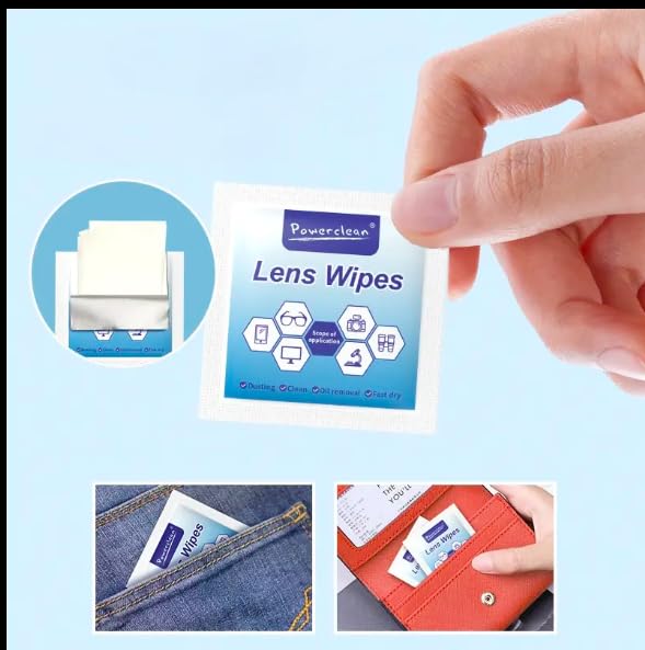 Anti Fog Wipes for Glasses (100-Pack) – Pre-Moistened & Quick-Dry