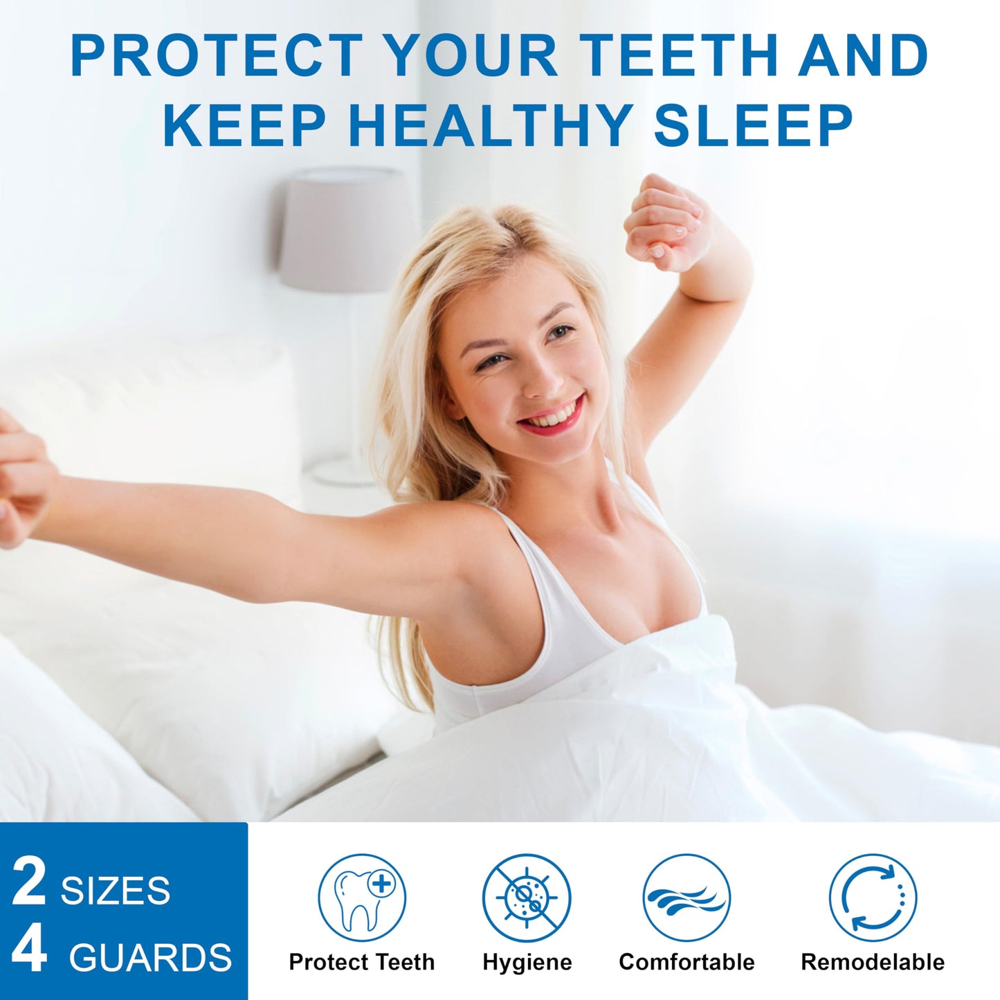 Anti Grinding Mouth Guard for Night Teeth Clenching - 4 Pack