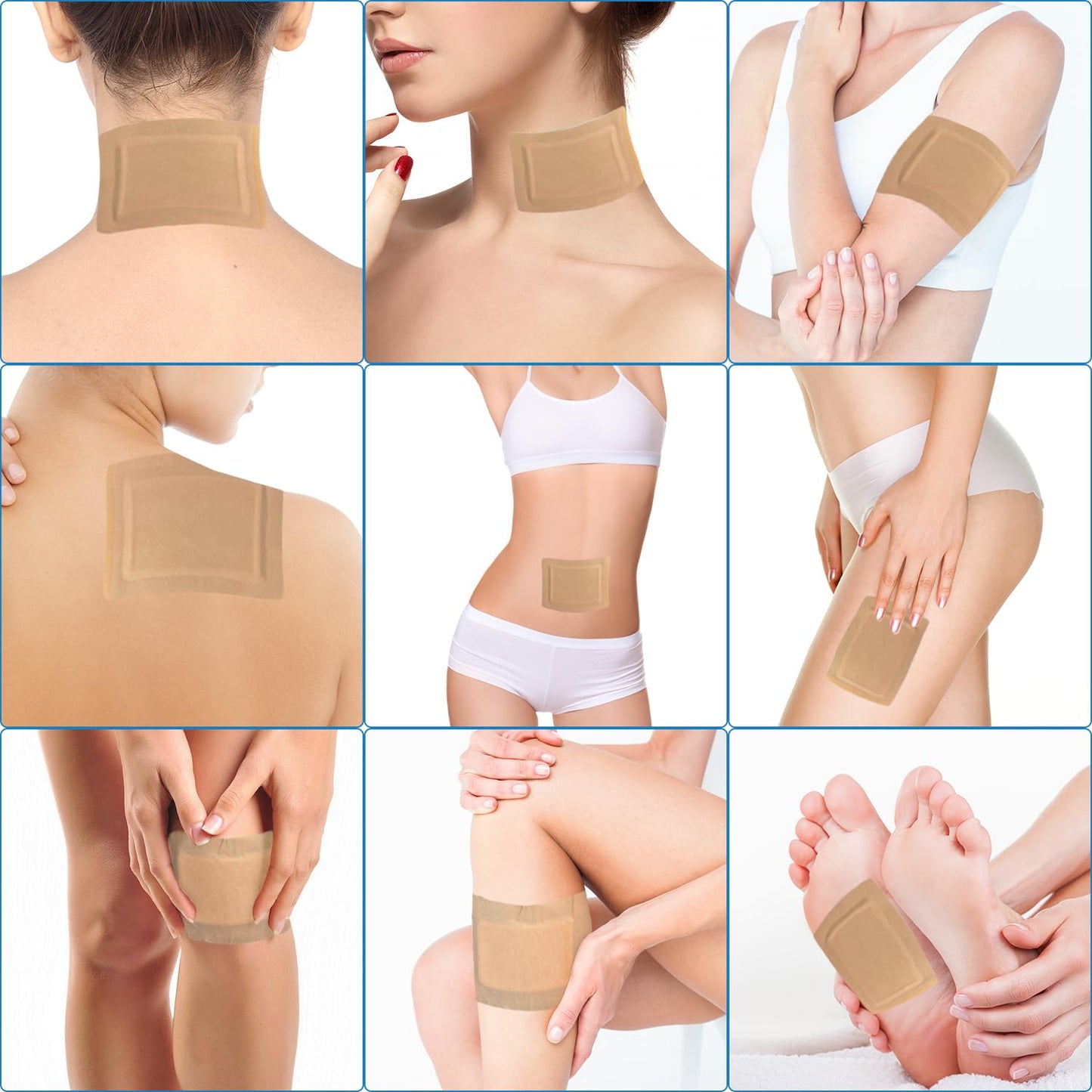 32 Pcs Castor Oil Pack Wrap – Disposable Patches (5.1 x 3.9 in)