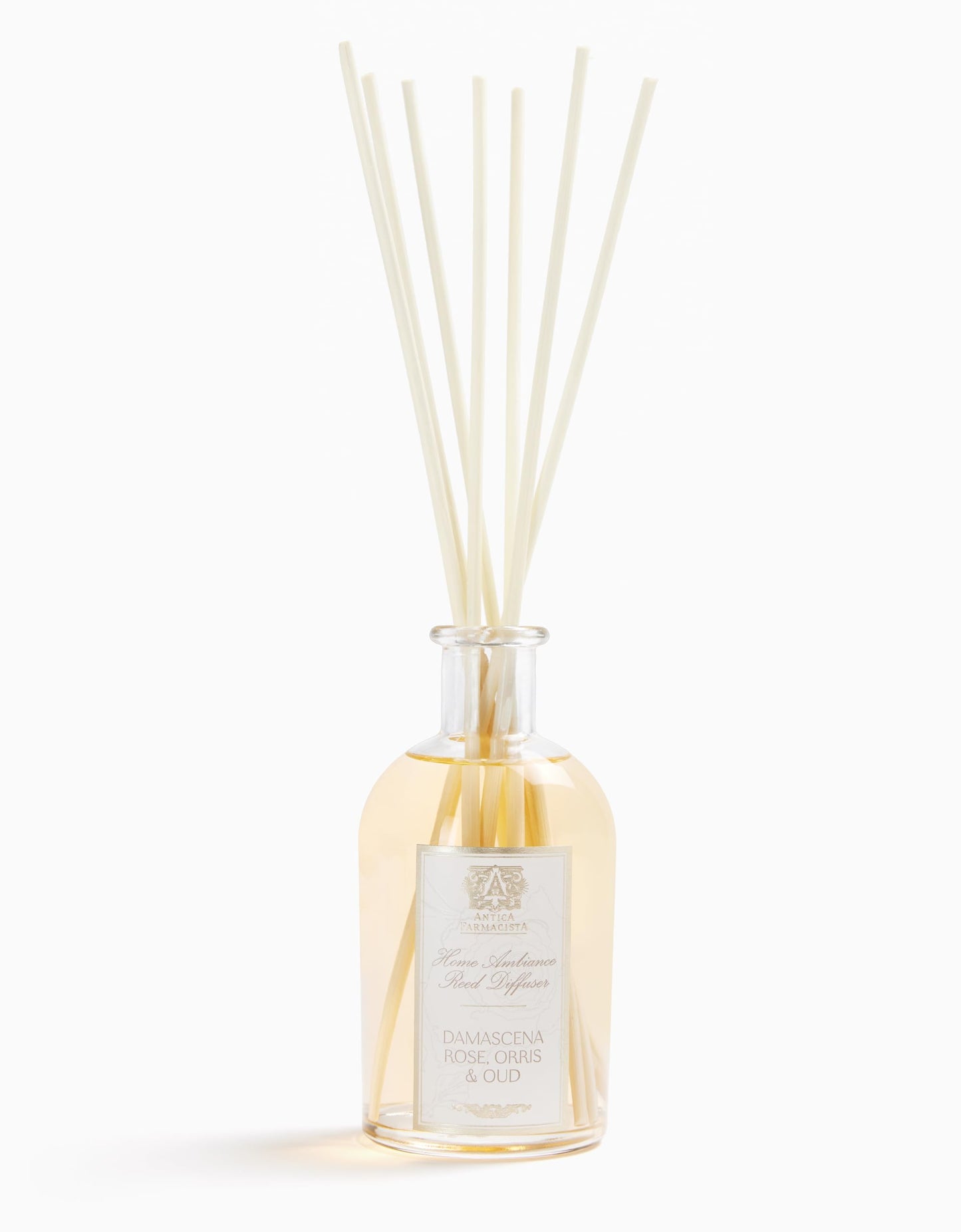 Antica Farmacista Damascena Rose Oud Reed Diffuser 8.45 fl oz | Long-Lasting Luxury Home Ambiance