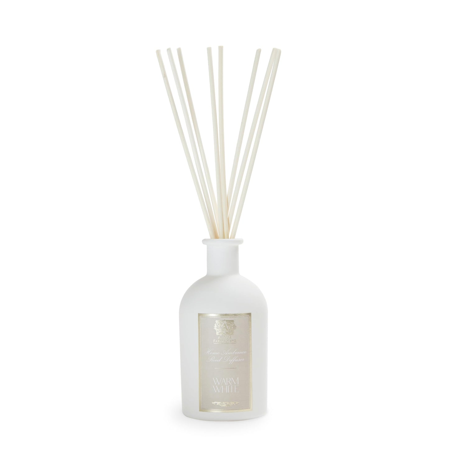 Antica Farmacista Home Ambiance Diffuser - Long-Lasting Reed Scent Diffuser - Luxury Room Freshener Gift - Warm White, 8.45 fl oz
