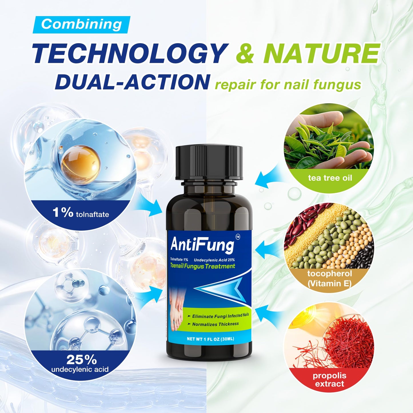 AntiFung Toenail Fungus Treatment Extra Strength – Fast Relief & Nail Repair, 30ml