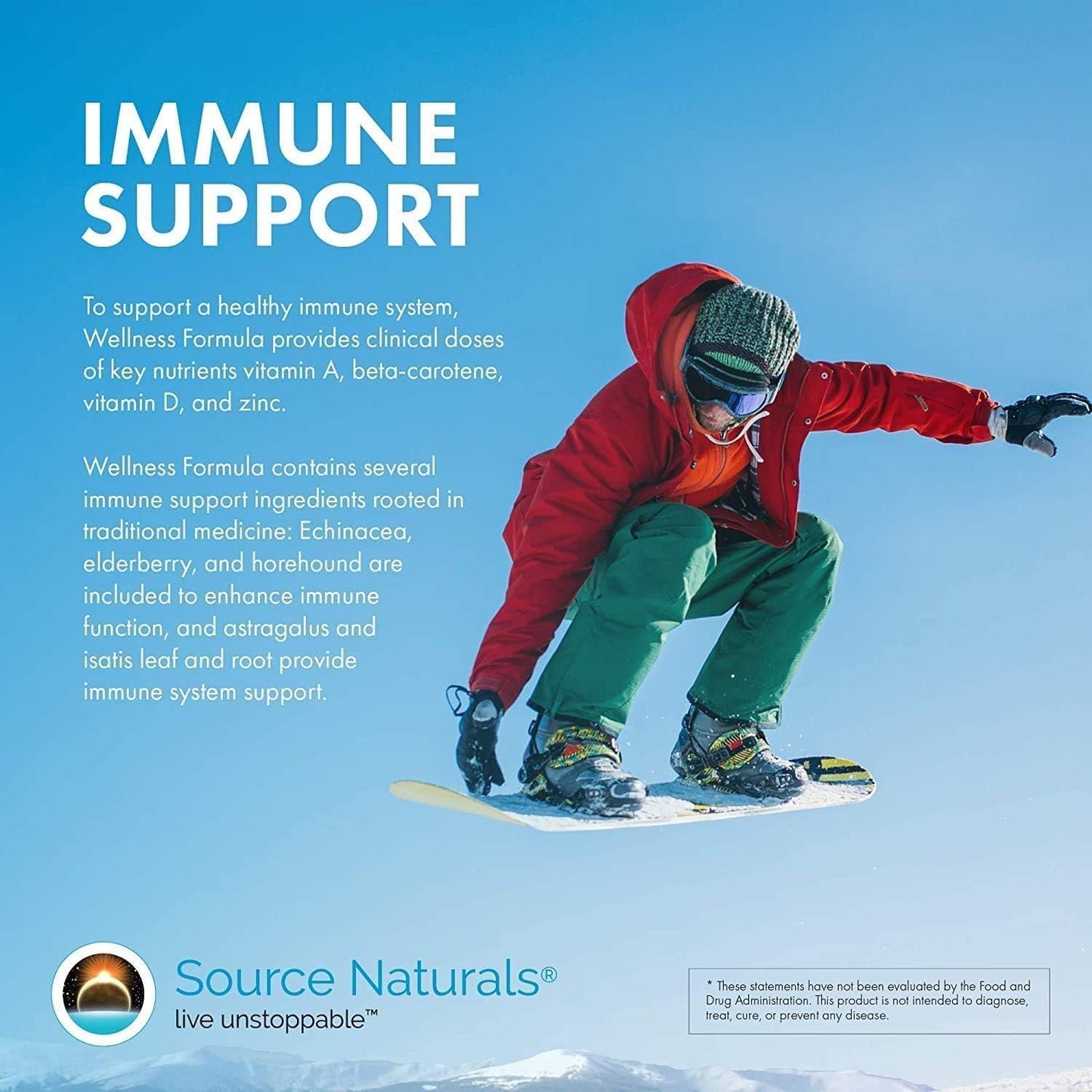 Source Naturals Wellness Formula - Advanced Immune Support, 120 Capsules