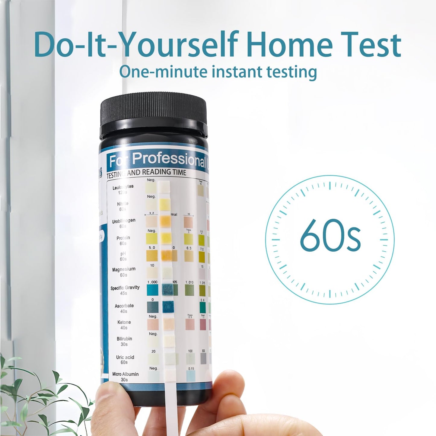 Antmoilios 12-Panel UTI Test Strips Kit for At-Home Urinalysis 100 Count