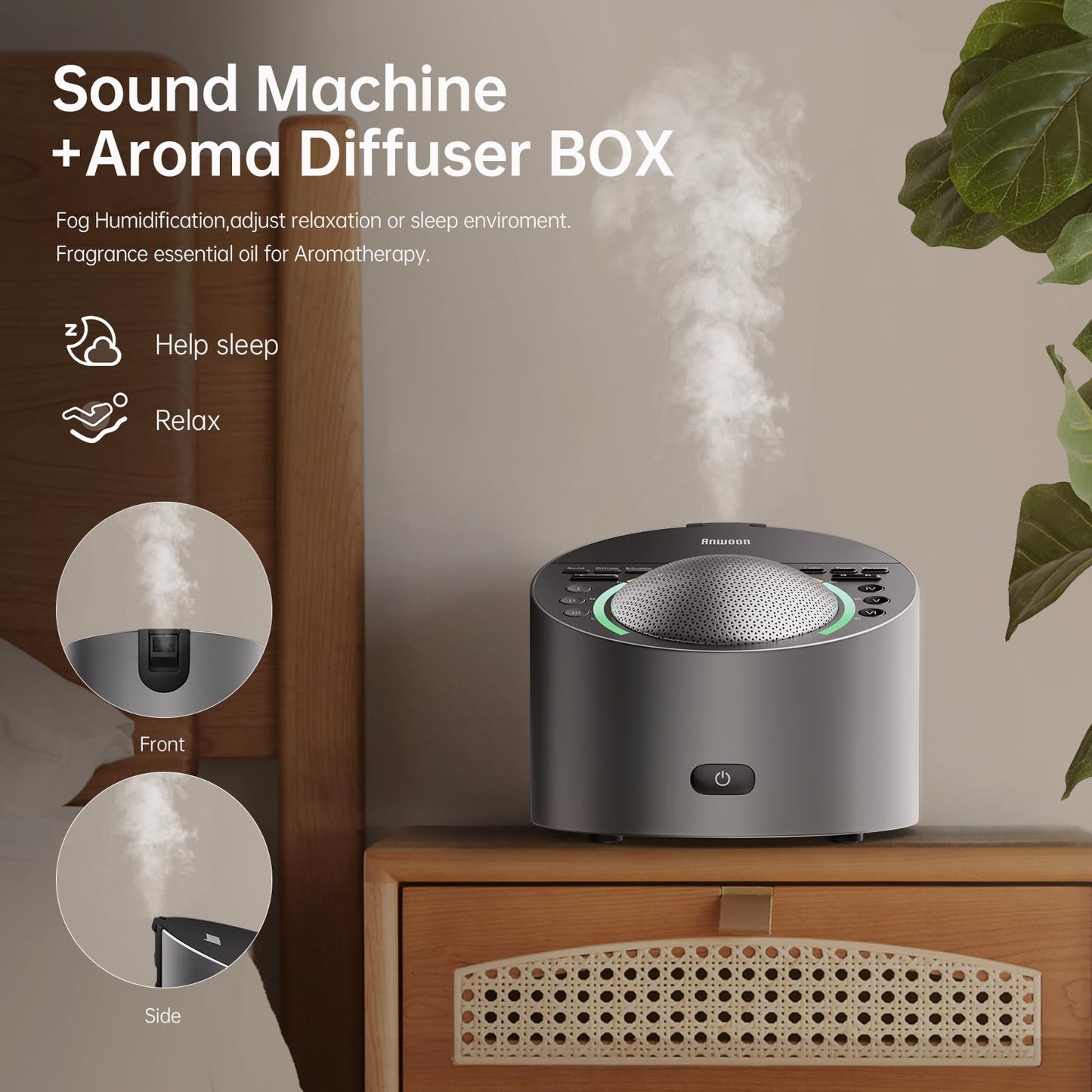 ANWOON Aroma Diffuser Module for AN-AIO25 (120ml) – Ultrasonic Diffuser