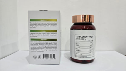 ANYTALK Lutein Eye Vitamins - Eye Health Support for Macular Pigment & Dry Eye (60 Capsules)
