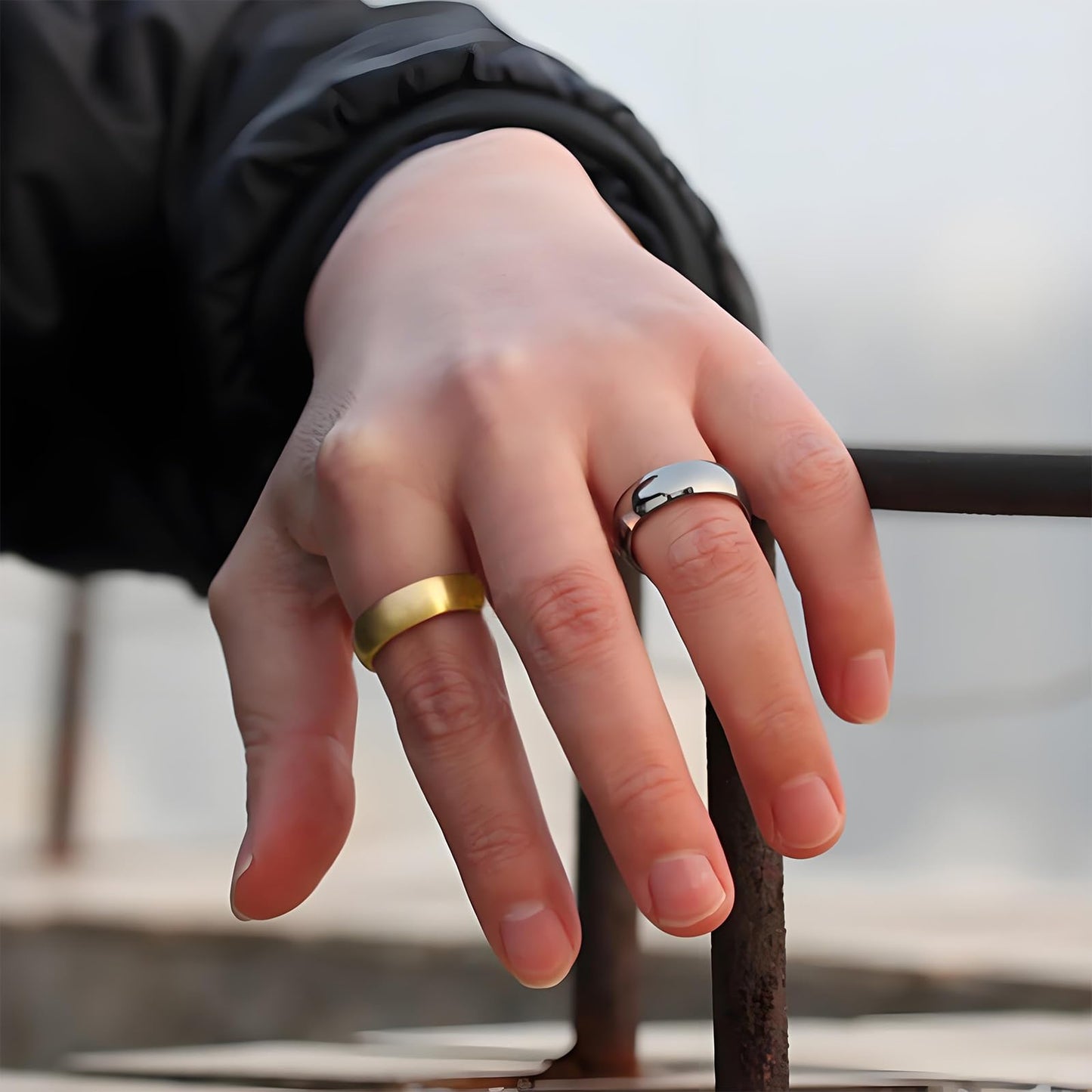 Aonklot Acupuncture Lymphatic Therapy Ring - Adjustable Finger Massage