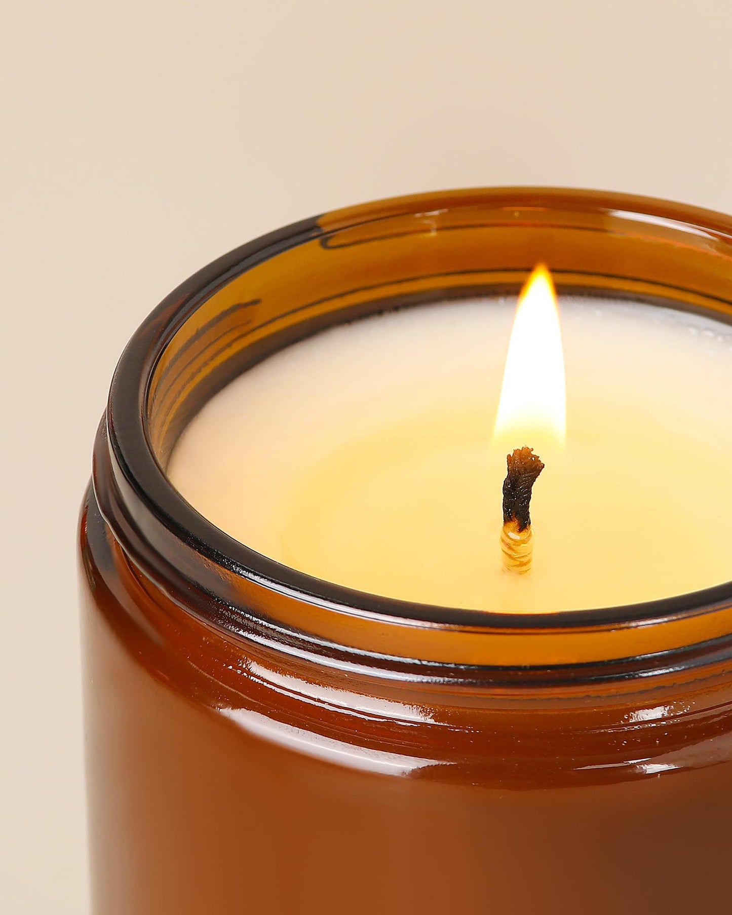AOOVOO Fresh Coffee Candles – 9 oz Soy Wax Scented Candle for Home & Aromatherapy