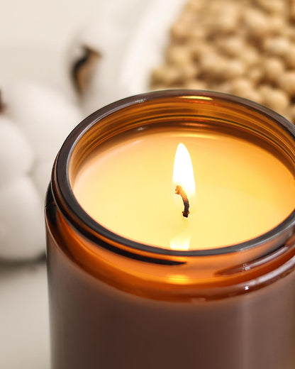 AOOVOO Pumpkin Spice Candles – 22 oz Soy Scented Candle