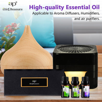 ap airpleasure Flower Essential Oils Set (6x10ml) – Gardenia, Magnolia, Shangri-La, Jasmine, White Tea, Lavender