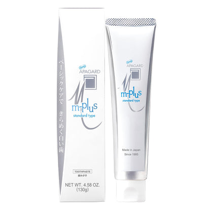 APAGARD M-Plus Nano-Hydroxyapatite Toothpaste – Fluoride-Free, 130g, Family Size
