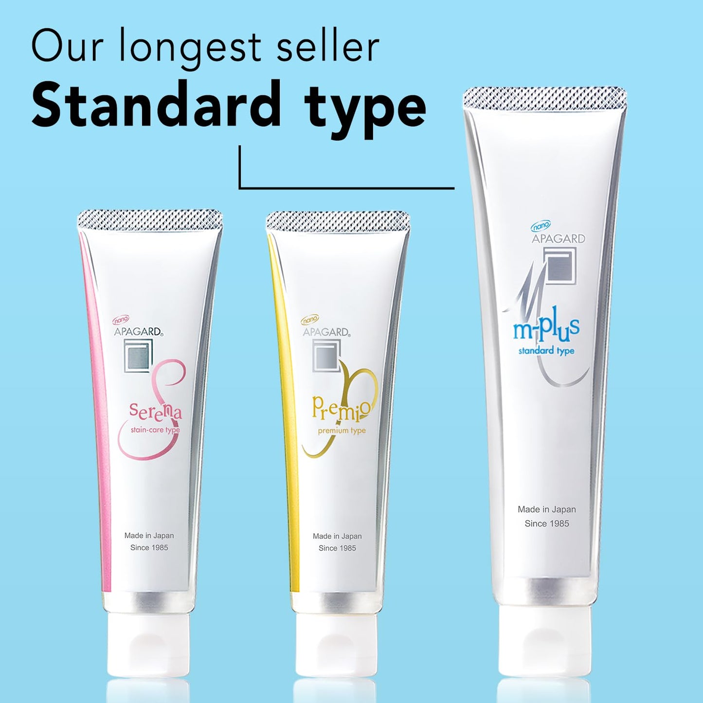 APAGARD M-Plus Nano-Hydroxyapatite Toothpaste – Fluoride-Free, 130g, Family Size