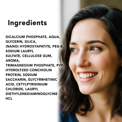 APAGARD Premio Nano-Hydroxyapatite Toothpaste – Fluoride-Free, 105 g (3.7 oz) | Double Mint