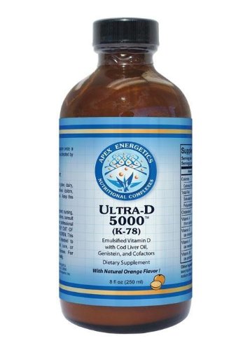 Apex Energetics Ultra-D 5000 (K-78) – Emulsified Vitamin D with Cod Liver Oil, Genistein & Cofactors BritishVita | Premium UK Vitamins & Wellness Supplements