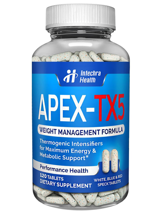 APEX-TX5 Weight Management Supplement - 120 Tablets - USA Made BritishVita | Premium UK Vitamins & Wellness Supplements