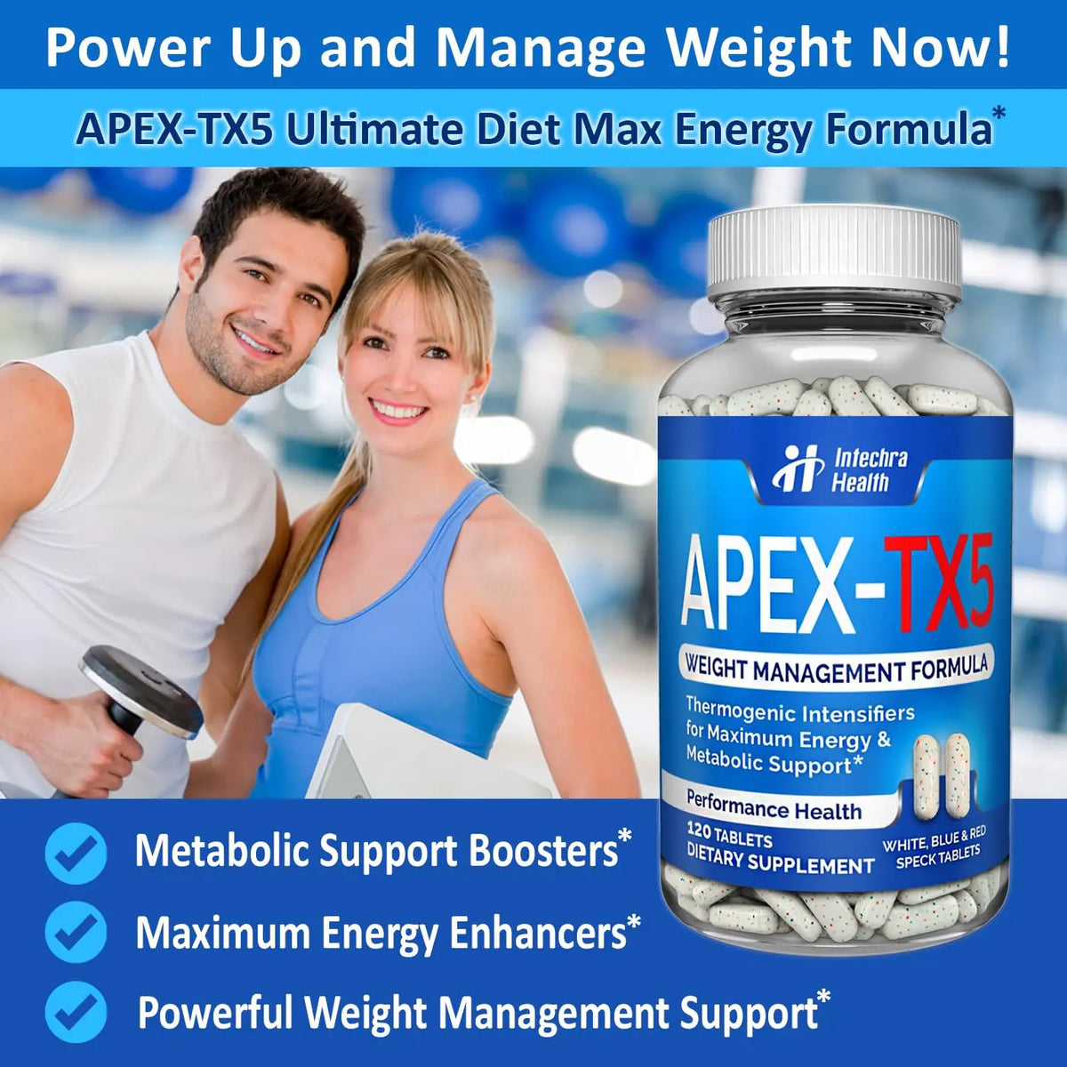 APEX-TX5 Weight Management Supplement - 120 Tablets - USA Made BritishVita | Premium UK Vitamins & Wellness Supplements