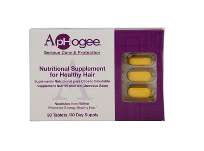 ApHogee Vitamin Hair Supplement - Healthy Hair, 30 Tablets