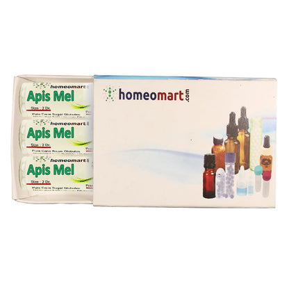 Apis Mellifica 6C Homeopathy Pellets – Pack of 3 | Homeomart