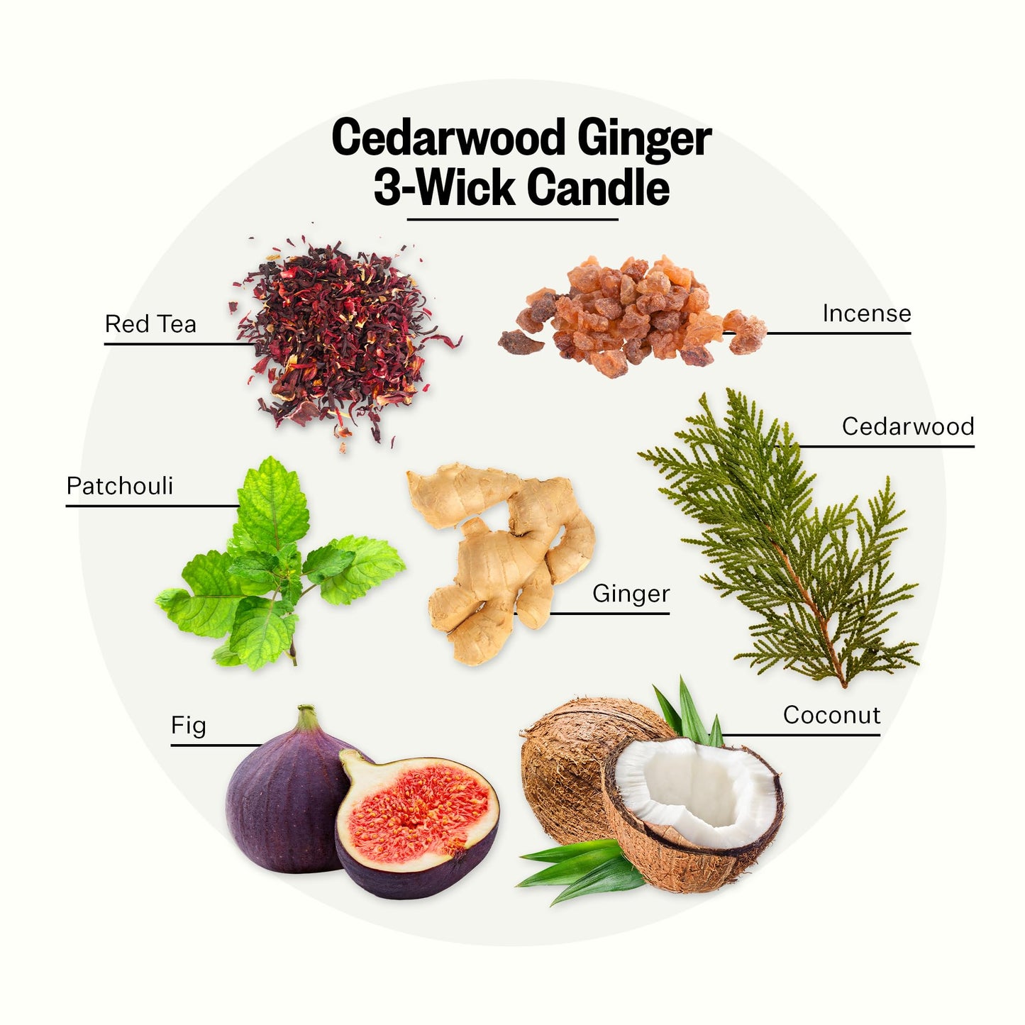 Apotheke 3-Wick Cedarwood Ginger Soy Jar Candle – 26 oz Gift for Women