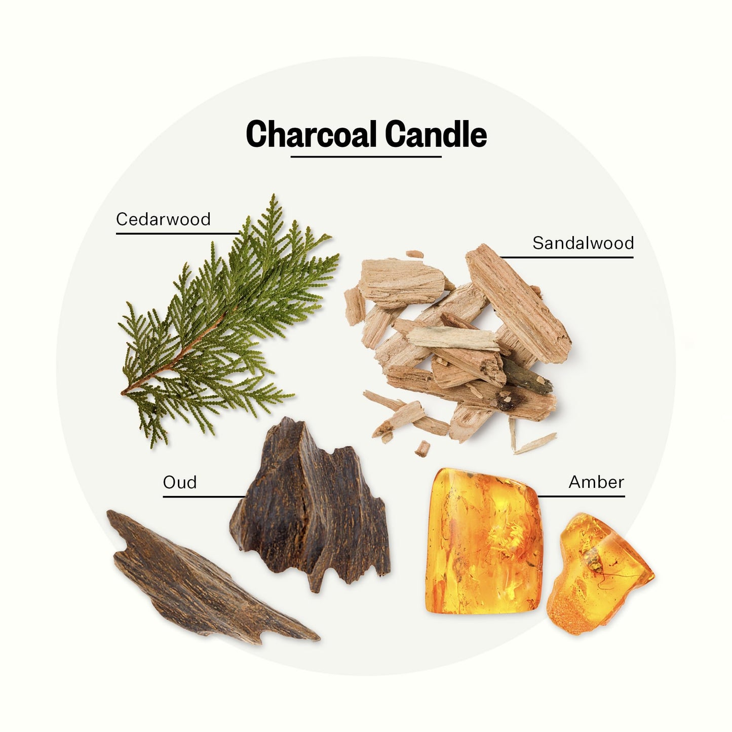 Apotheke Charcoal 3-Wick Candle – 26 oz Soy Jar with Cedarwood, Sandalwood, Oud & Amber