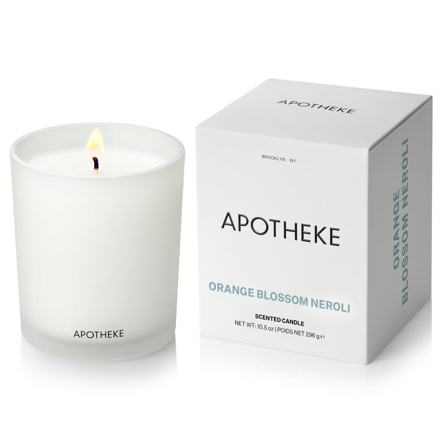 APOTHEKE Orange Blossom Neroli Candle – 10.5 oz Soy Wax