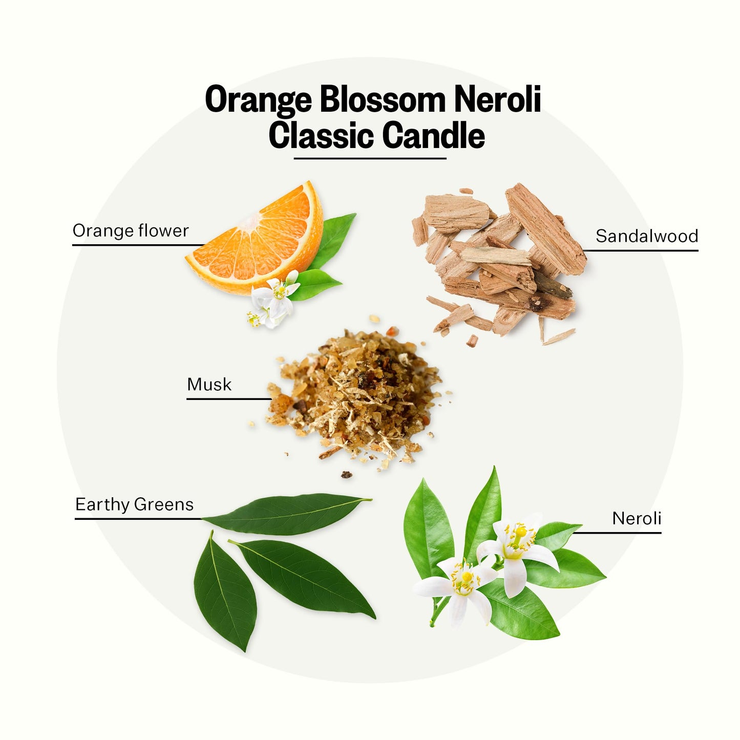 APOTHEKE Orange Blossom Neroli Candle – 10.5 oz Soy Wax