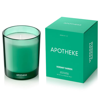 Apotheke Verdant Garden Petite Aromatherapy Jar Candle | Luxury Soy Wax